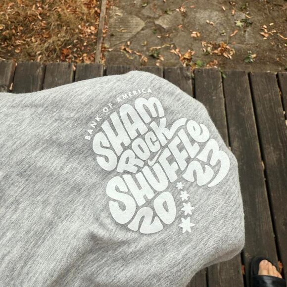 Grey Nike Graphic Longsleeve Shirt - Picture 7 of 8